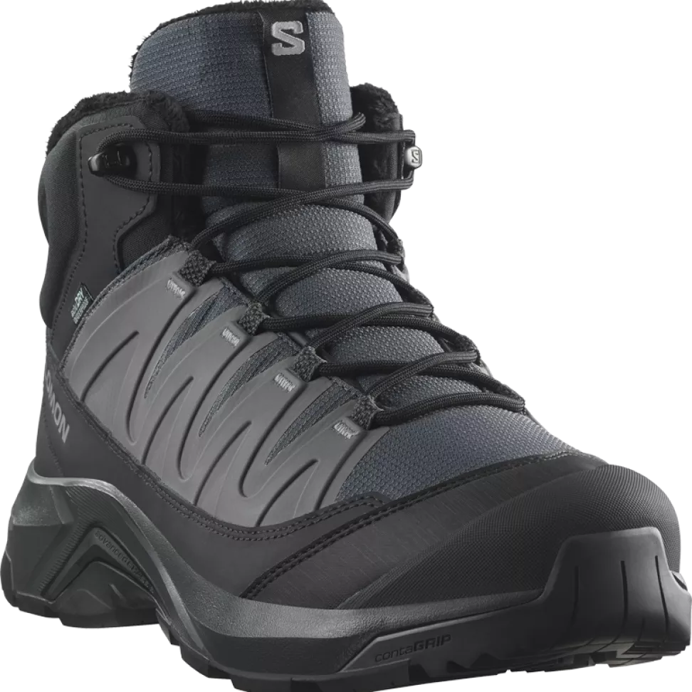 Ботинки Salomon X-ADVENTURE COLDRUSH WP мужские серые