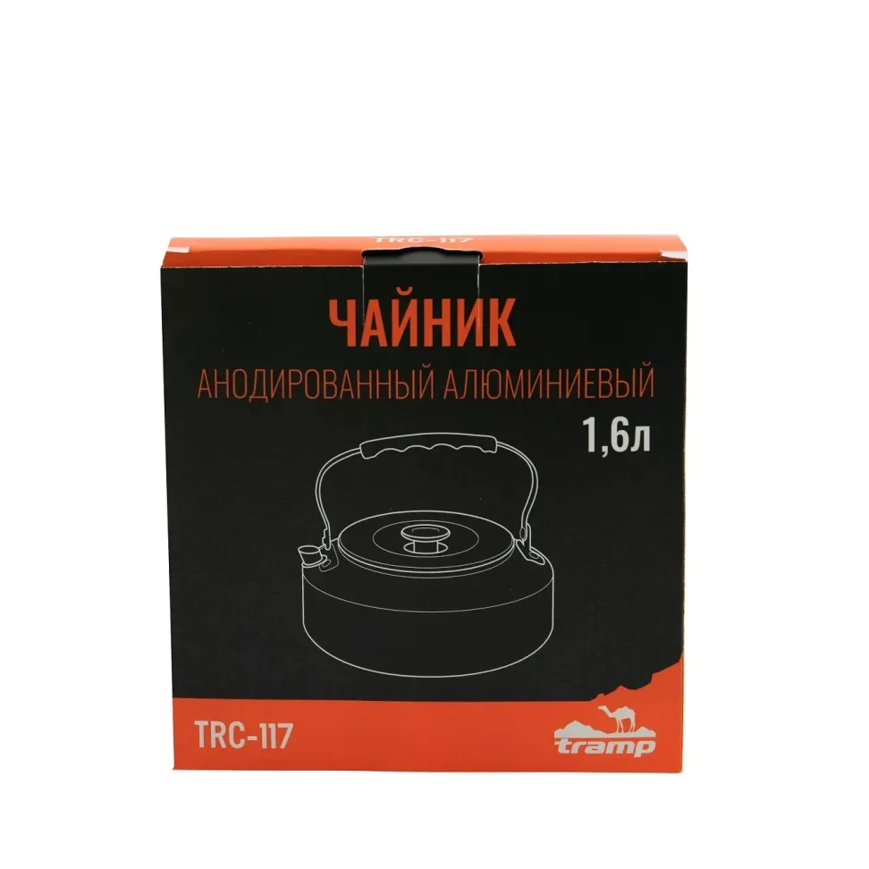 Чайник анодированный алюминий Tramp 1,6 л UTRC-117