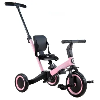 Велосипед детский трехколесный Ardis 12 BUBBLE TR007 5 в 1 розовый