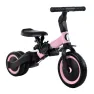 Велосипед дитячий триколісний Ardis 12 BUBBLE TR007 5 в 1 рожевий