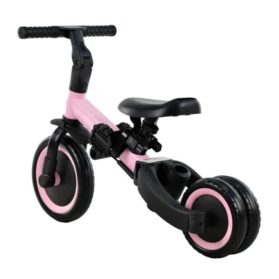 Велосипед дитячий триколісний Ardis 12 BUBBLE TR007 5 в 1 рожевий
