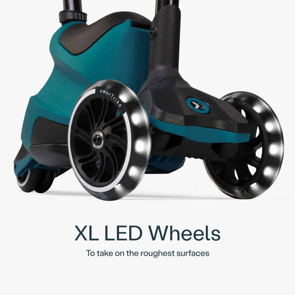 Самокат 4 в 1 SmarTrike Xtend Scooter + Ride-on Teal
