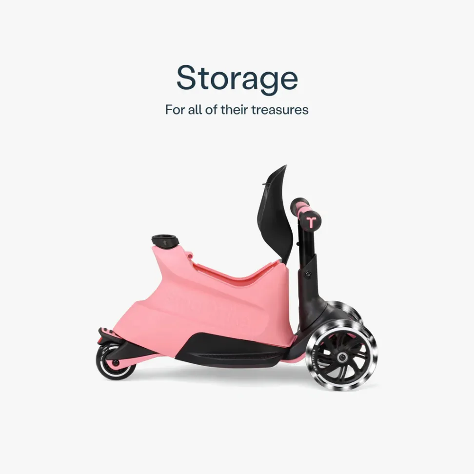 Самокат 4 в 1 SmarTrike Xtend Scooter + Ride-on Salmon Pink