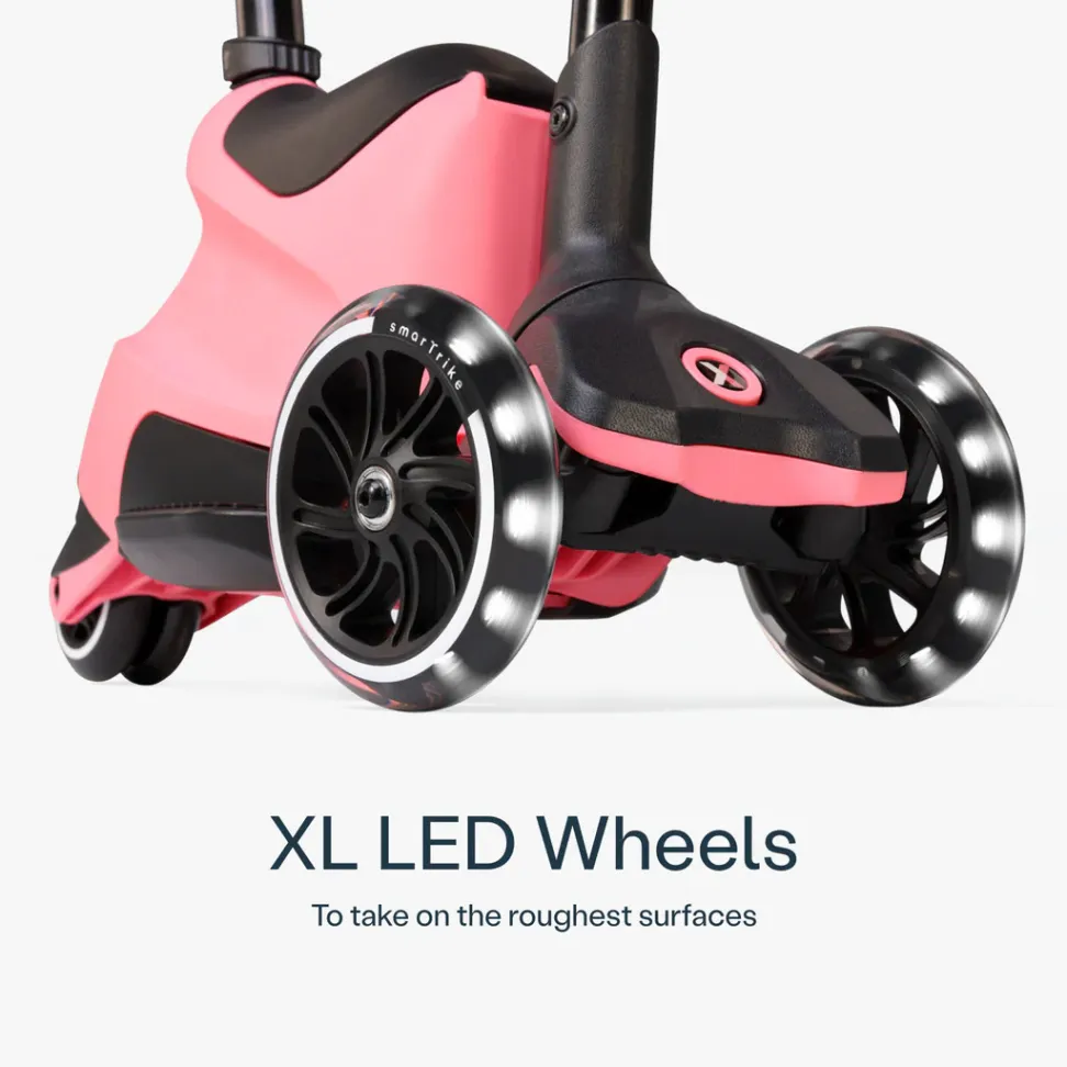 Самокат 4 в 1 SmarTrike Xtend Scooter + Ride-on Salmon Pink