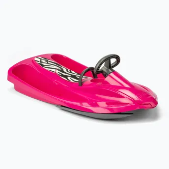 Санки с рулем детские Hamax Sno Zebra розовые 503515