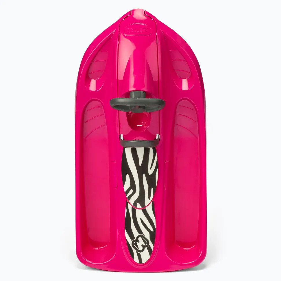 Санки с рулем детские Hamax Sno Zebra розовые 503515