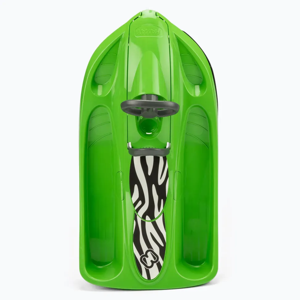 Санки с рулем детские Hamax Sno Zebra зеленые 503516