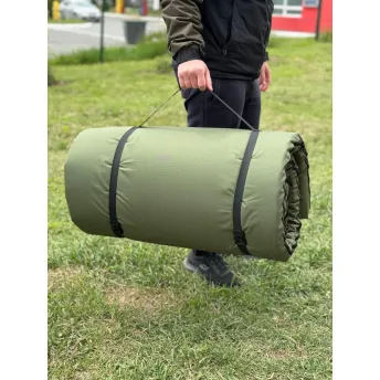 Матрас армейский топпер поролоновый 70х195х5 см влагостойкий