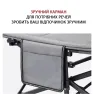 Раскладная кровать с матрасом FR MILITARY LUX, до 150кг. Механизм: зонтик. Цвет: серый