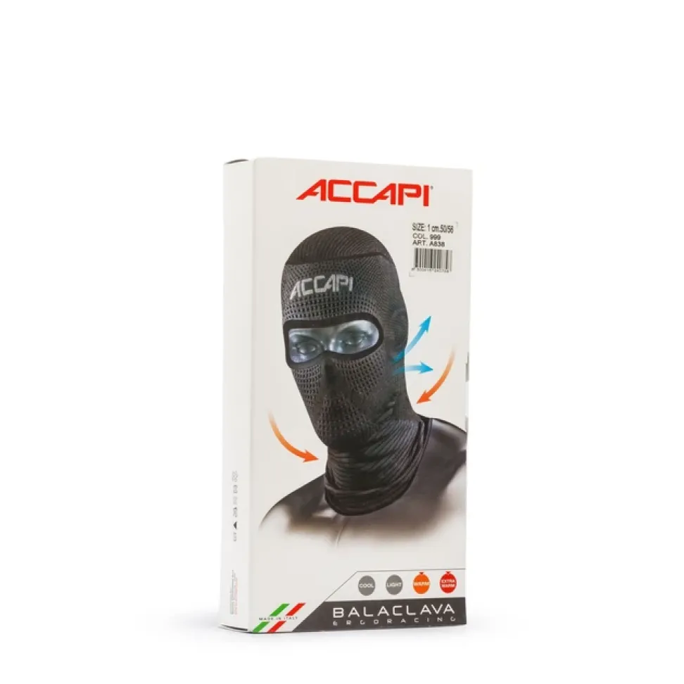 Балаклава для взрослых Accapi Ergoracing Balaclava, Black, р.50/56 (ACC A838.999-1)