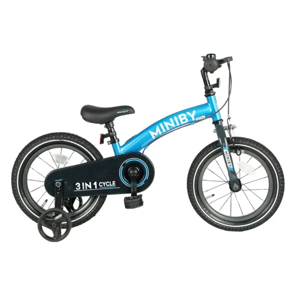 Детский велосипед 3 в 1 Qplay Miniby 14" Blue от 3 лет