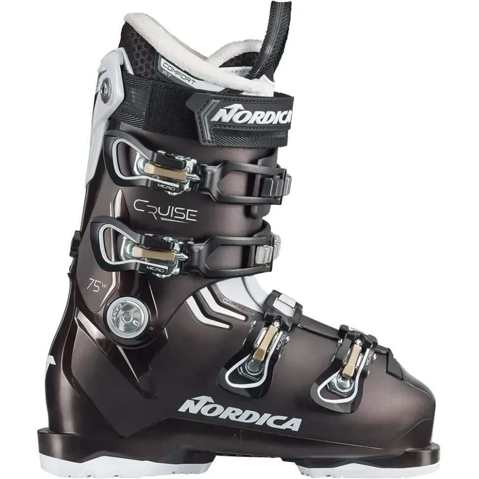 Nordica ботинки лыжные The Cruise 75 W pearl black-white