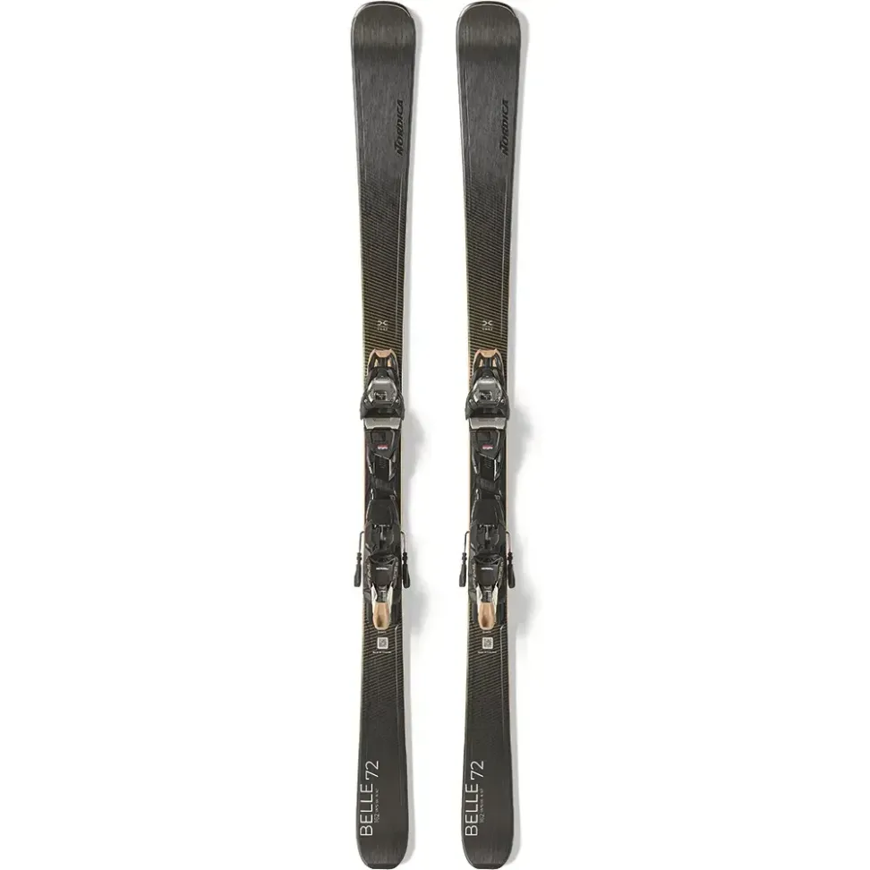 Nordica 25-26 лижі Belle DC 72 black-gold
