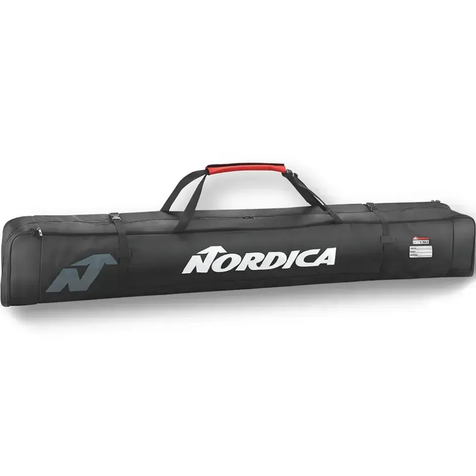 Nordica чехол для лыж Single Ski Bag black-white