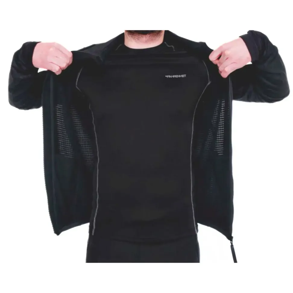 Куртка флісова Fahrenheit Power Grid Full ZIP Black