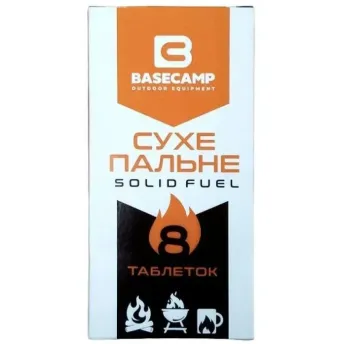Сухое топливо ( сухой спирт) BaseCamp Solid Fuel, 8 таблеток