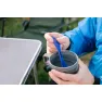 Ложка-виделка пластикова Tramp синя TRC-069-blue