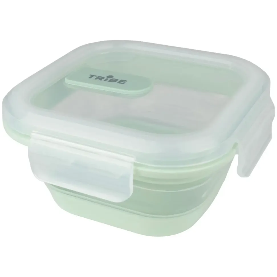 Контейнер Tribe Collapsible Container 500 мл силиконовый, mint