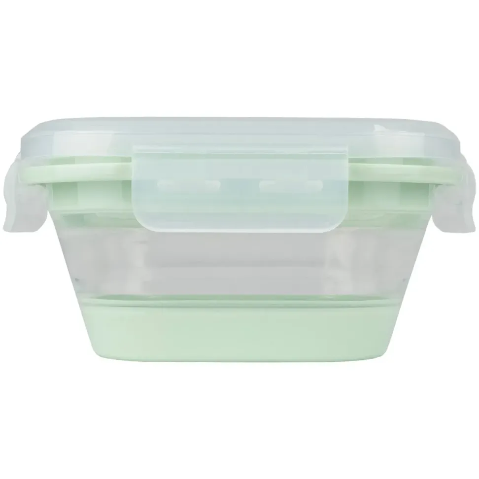 Контейнер Tribe Collapsible Container 500 мл силиконовый, mint