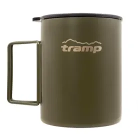 Термокружка TRAMP со складными ручками и поилкой 500мл UTRC-142 olive
