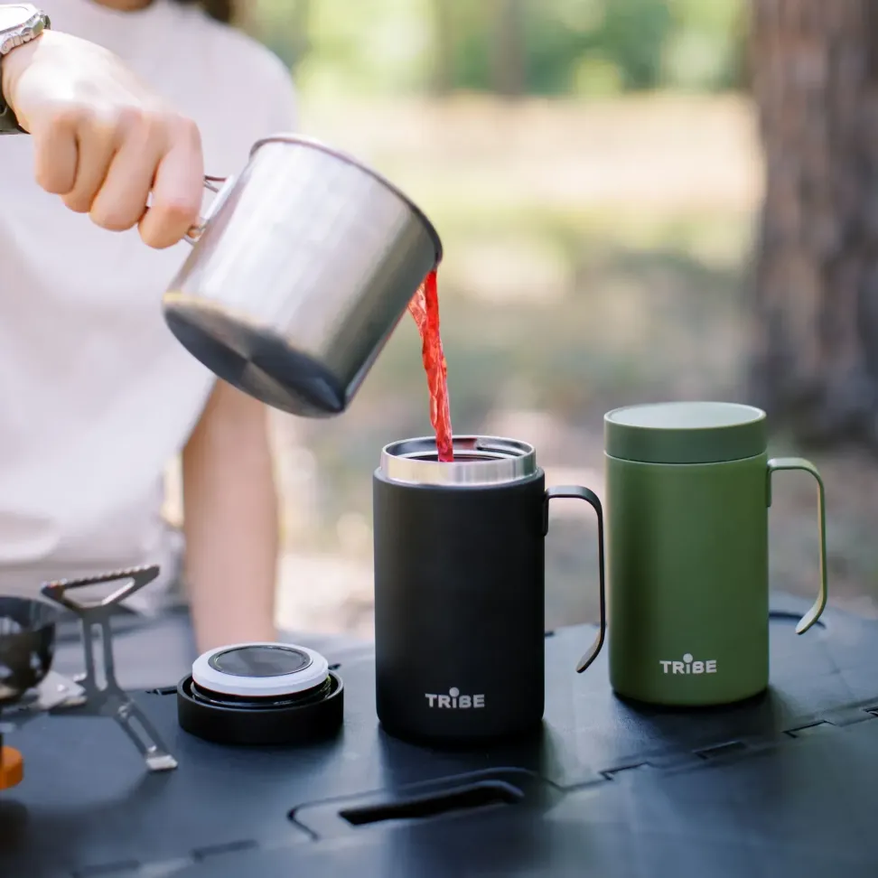 Чашка-термос Tribe Adventure Mug 450 мл, olive