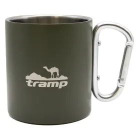 Термокружка с карабином Tramp 350 мл олива UTRC-122-olive