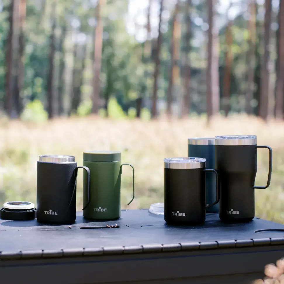 Термочашка Tribe Classic Mug 500 мл, black