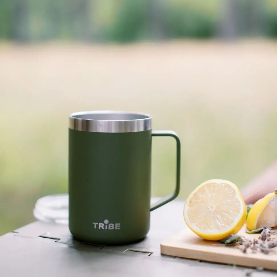 Термочашка Tribe Classic Mug 500 мл, olive