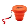 Стакан складаний силіконовий Tramp з кришкою 180ml orange UTRC-083-orange