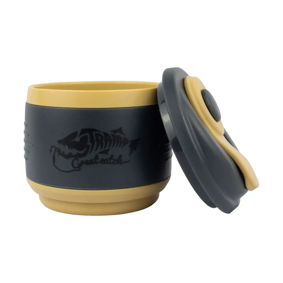 Горнятко складане силіконовеTramp з кришкою 350ml sand UTRC-082-sand