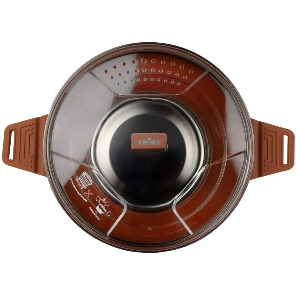 Каструля Tribe Collapsible Pot 2,5 л силіконова, brown
