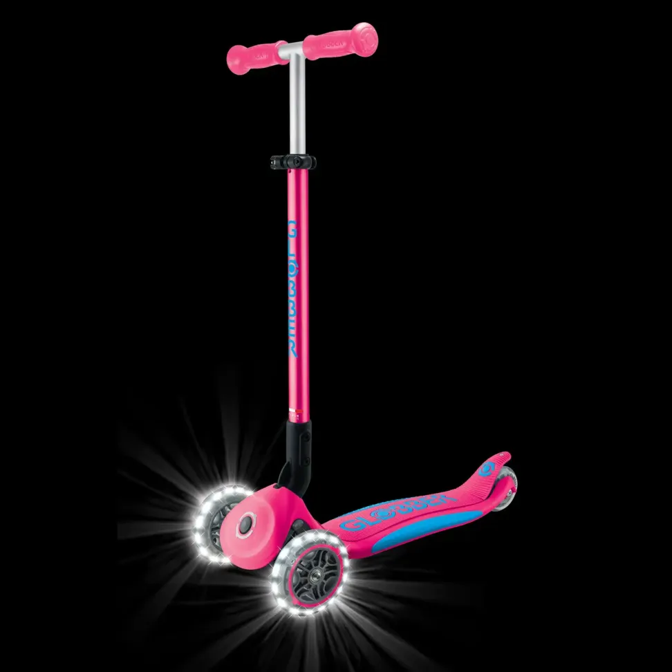 Самокат Globber - Elite Lights Foldable Fucshia