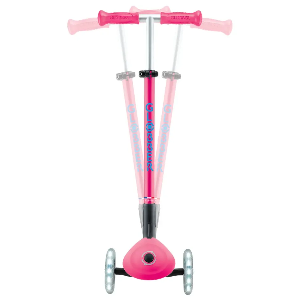 Самокат Globber - Elite Lights Foldable Fucshia