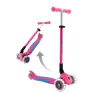 Самокат Globber - Elite Lights Foldable Fucshia