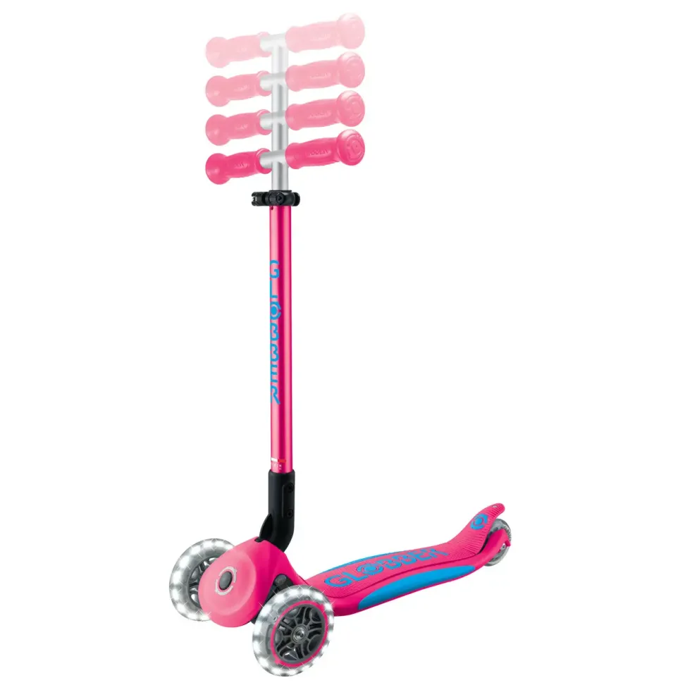 Самокат Globber - Elite Lights Foldable Fucshia