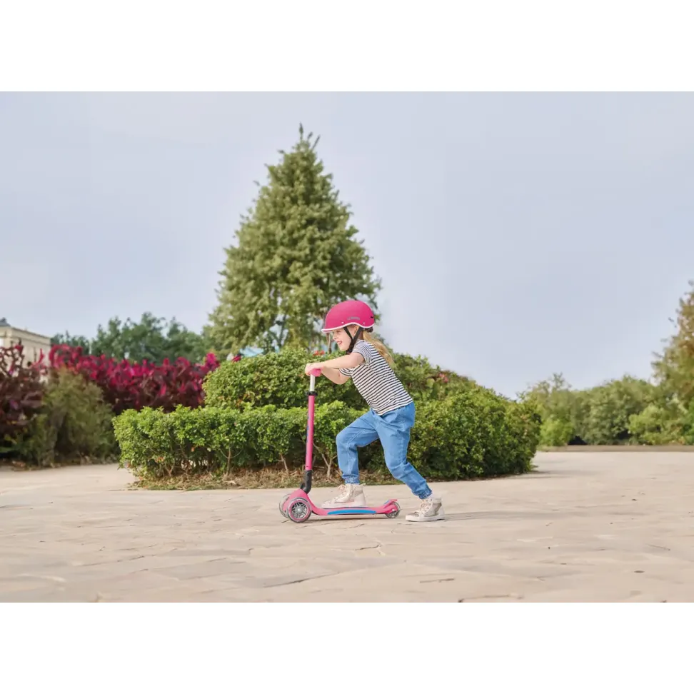Самокат Globber - Elite Lights Foldable Fucshia