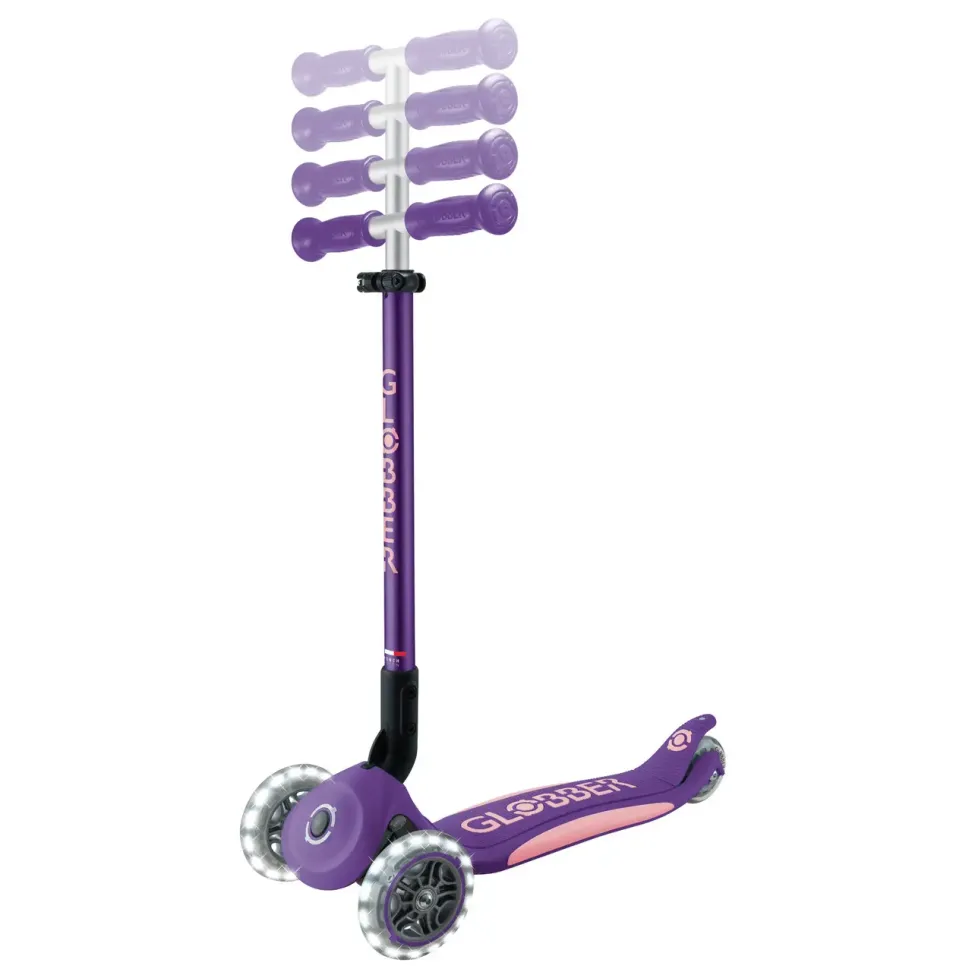 Самокат Globber - Elite Lights Foldable Purple