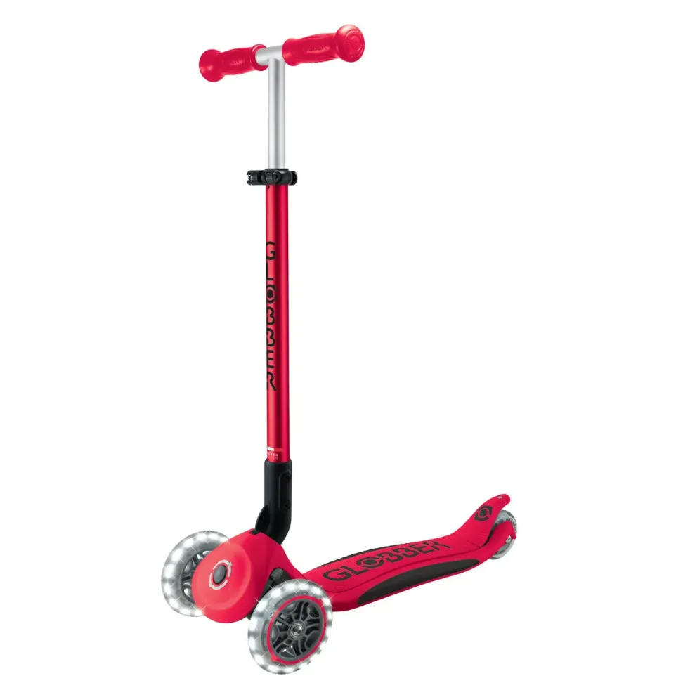 Самокат Globber - Elite Lights Foldable Red