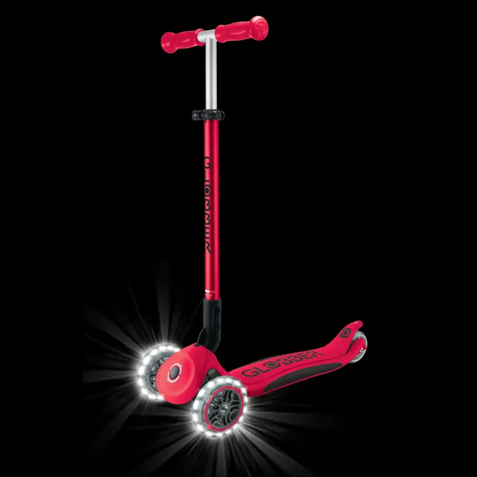 Самокат Globber - Elite Lights Foldable Red