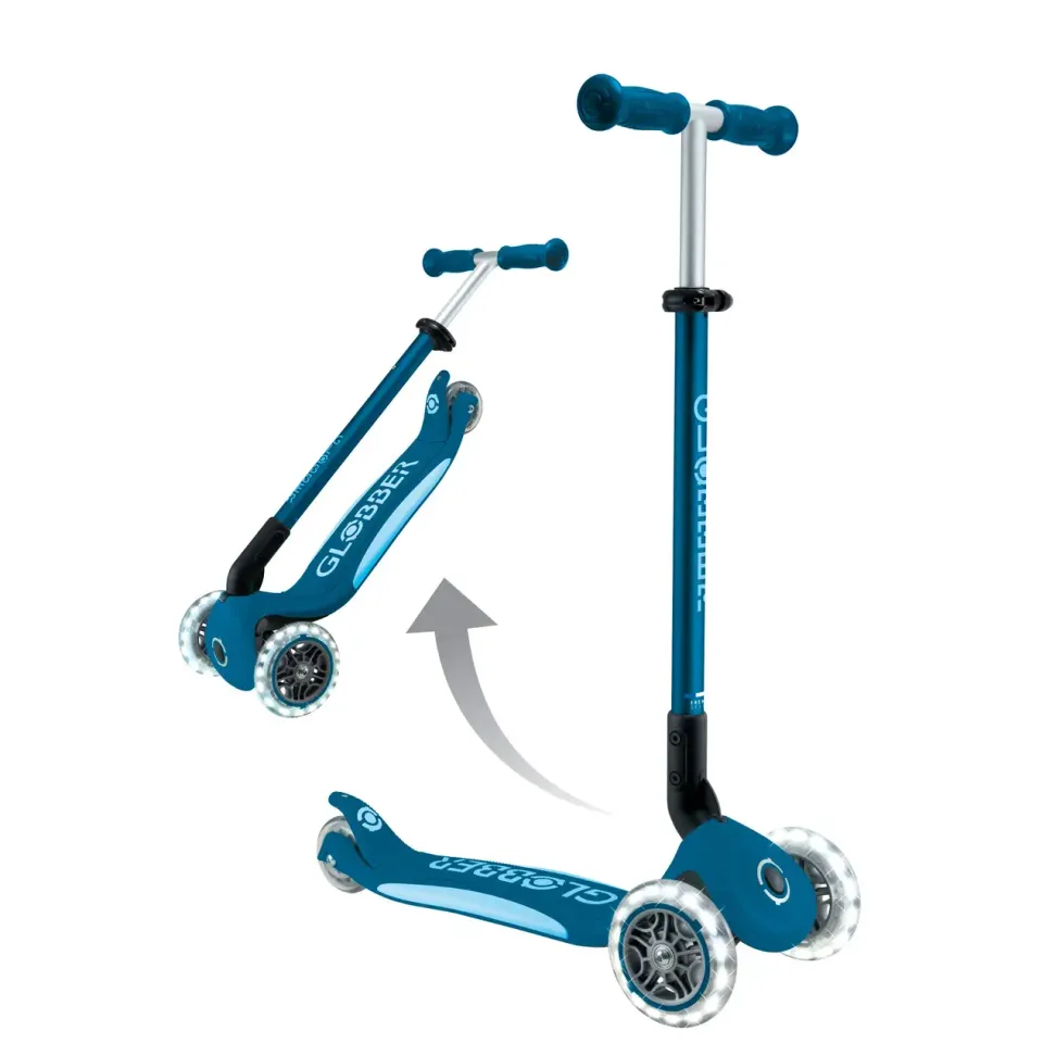 Самокат Globber - Elite Lights Foldable Deep Blue