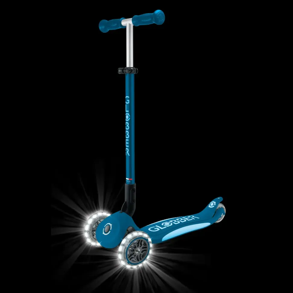 Самокат Globber - Elite Lights Foldable Deep Blue