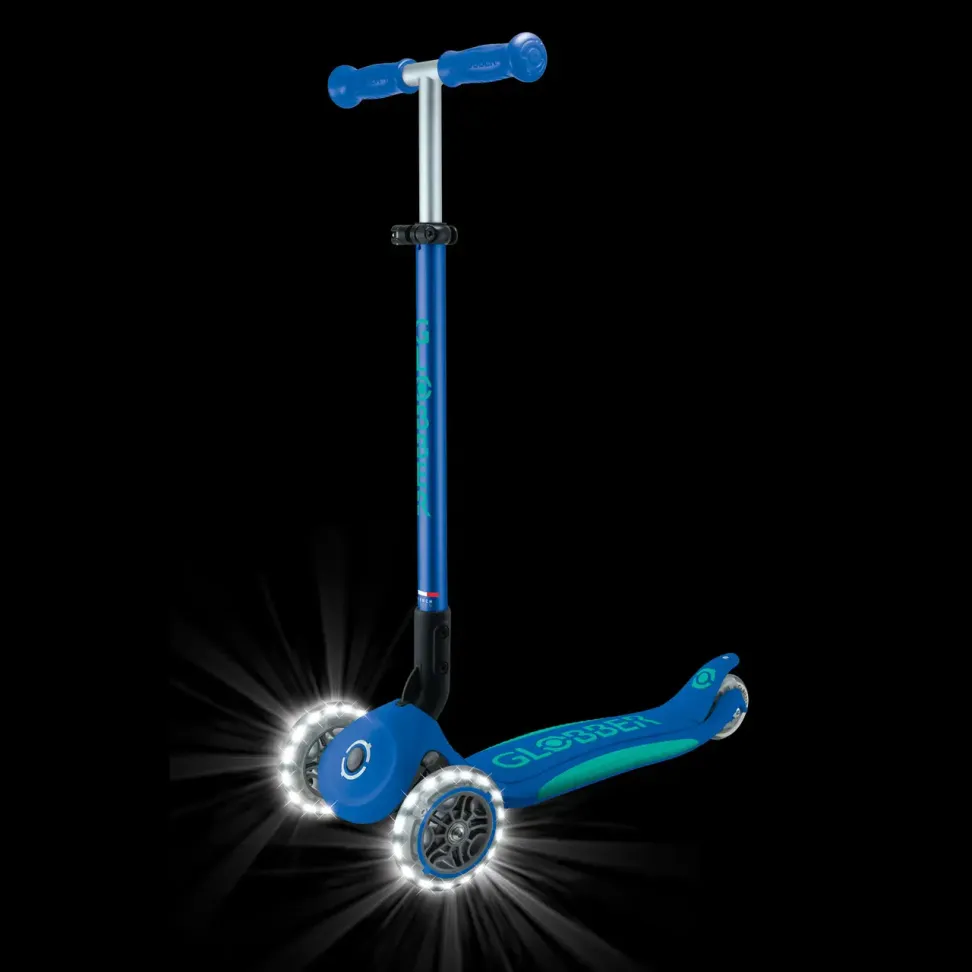 Самокат Globber - Elite Lights Foldable Navy Blue