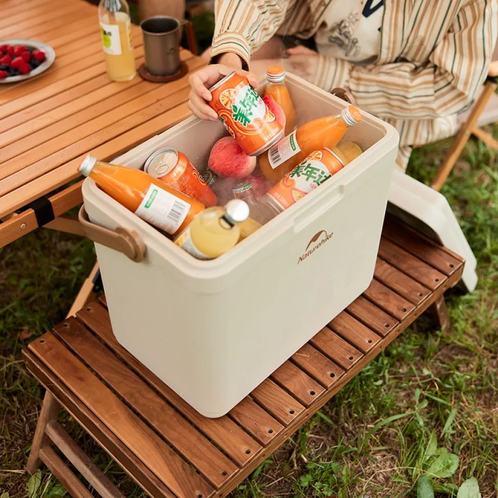Туристический холодильник Naturehike CNK2300BS011, 24 л, бежевый