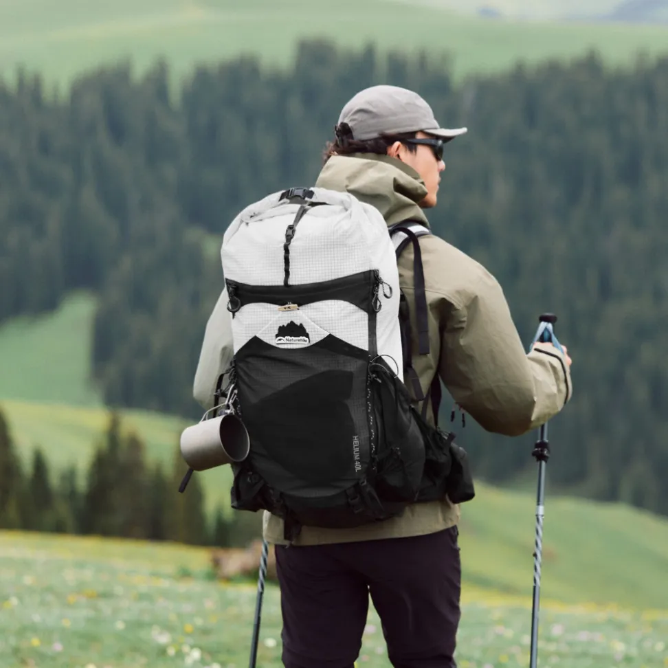 Рюкзак туристичний Naturehike Helium CNK2450XB016, 40 л, чорний, L