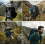 Рюкзак туристичний Naturehike Rock NH20BB113, 40+5 л, чорний