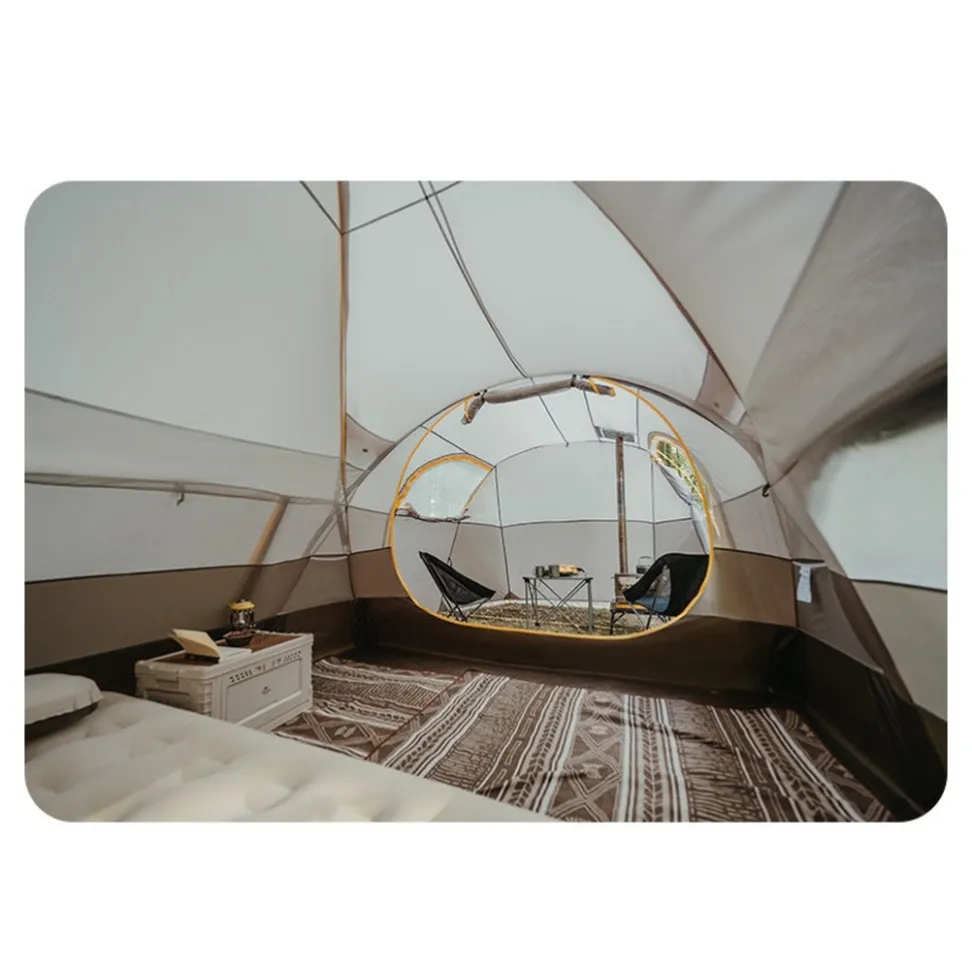Палатка шестиместная Naturehike, KOTA 6, CNK2450WS031, 75D, светло-коричневая