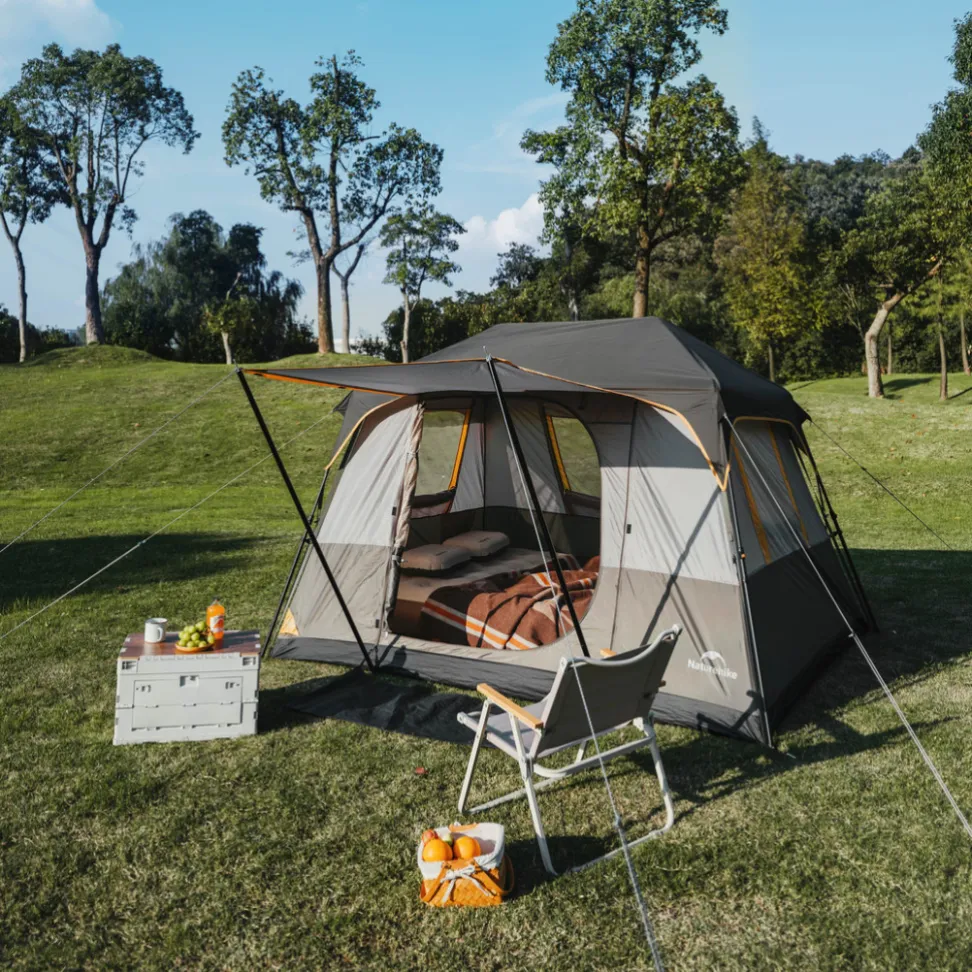 Палатка четырехместная Naturehike Cape Series 5.2 CNK2450WS037, серо-коричневая