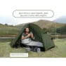 Намет надлегкий одномісний з футпринтом Naturehike Cycling 1 NH18A095-D, 210T, темний зелений