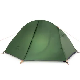 Палатка сверхлегкая одноместная с футпринтом Naturehike Cycling 1 NH18A095-D, 210T, темная зеленая