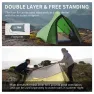 Намет надлегкий двомісний Naturehike Cloud Up Pro CNK2350WS020, темно-зелений